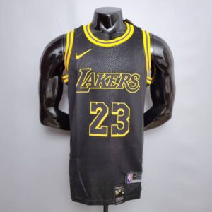 Camiseta Los Angeles Lakers Black Edition 2020 LeBron James 23
