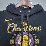 Sudadera Los Ángeles Lakers Championship Hooded Black - Imagen 4