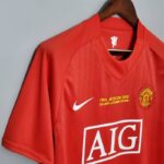 camiseta manchester united 2008 hombro