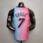 Camiseta Miami Heat Edition Pink Blue Gradient Color 2021 - Imagen 9