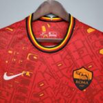 Camiseta calentamiento AS Roma 2020/21 - Imagen 4