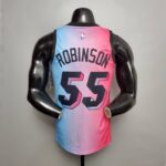 Camiseta Miami Heat Edition Pink Blue Gradient Color 2021 - Imagen 14