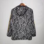 Cortavientos Juventus Black Phnom Penh 2021/22 diseño dorsal