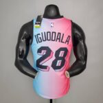 Camiseta Miami Heat Edition Pink Blue Gradient Color 2021 - Imagen 13