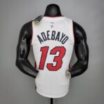 Camiseta Miami Heat White 2020/21 dorsal de adebayo