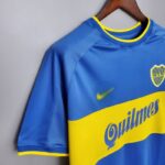 Camiseta Local Retro Boca Juniors 1999/01 diseño lateral