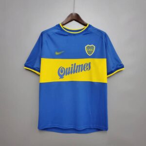 Camiseta Local Retro Boca Juniors 1999/01