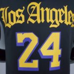 Camiseta Los Angeles Lakers Black Latin Black - Imagen 5