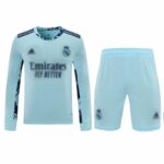 Conjunto de portero celeste Real Madrid 2020/21