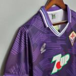 Camiseta local Retro Fiorentina 1992/93 diseño lateral