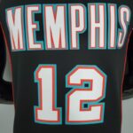 Camiseta Memphis Grizzlies Retro Black Edition Morant 12 - Imagen 7