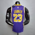 Camiseta Los Angeles Lakers Theme Purple Round Neck - Imagen 2