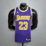 Camiseta Los Angeles Lakers Theme Purple Round Neck