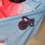 Pantalón corto Miami Heat City Edition Pink Blue Gradient Color - Imagen 7
