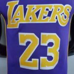 Camiseta Los Angeles Lakers Theme Purple Round Neck - Imagen 5