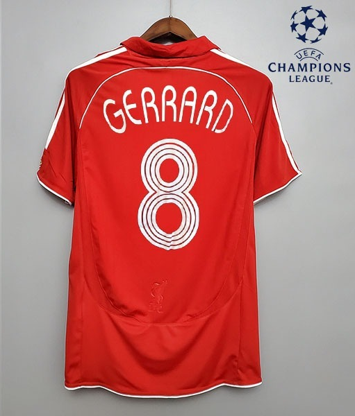 camiseta liverpool 2006 2007 dorsal nombre