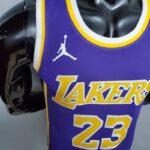 Camiseta Los Angeles Lakers Theme Purple Round Neck - Imagen 3