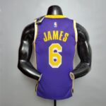 Camiseta Los Angeles Lakers Theme Purple Round Neck - Imagen 12
