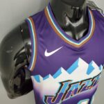 Camiseta Utah Jazz City Retro Snow Mountain Edition Purple - Imagen 3