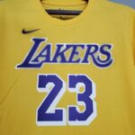 Camiseta Los Angeles Lakers Yellow James 23 - Imagen 4