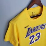 Camiseta Los Angeles Lakers Yellow James 23 - Imagen 3