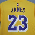 Camiseta Los Angeles Lakers Yellow James 23 - Imagen 5