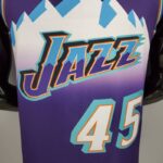 Camiseta Utah Jazz City Retro Snow Mountain Edition Purple - Imagen 5