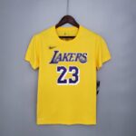Camiseta Los Angeles Lakers Yellow James 23