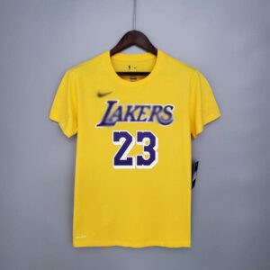 Camiseta Los Angeles Lakers Yellow James 23
