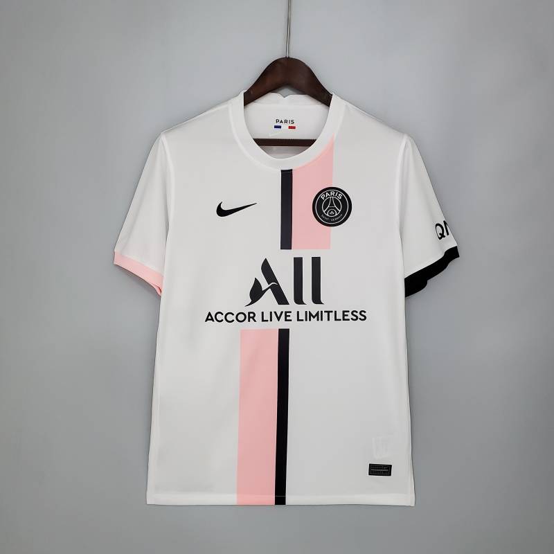 camiseta psg blanca y rosa camiseta psg blanca y rosa