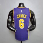 Camiseta Los Angeles Lakers V-neck City Edition Purple - Imagen 2