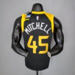 Camiseta Utah Jazz City Edition Jersey Black Red - Imagen 8
