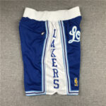 Pantalón corto Retro Los Angeles Lakers Blue 1996/97 - Imagen 7