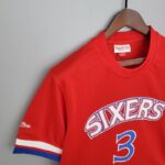 Camiseta Mitchellness 76ers Red N°. 3 Iverson Retro Mesh
