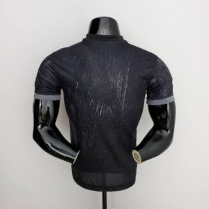 Camiseta Negra de Argentina 2022 Version Jugador dorsal