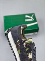 zapatilla Puma Fast Rider Caracal gris militar lado externo