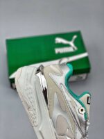 zapatilla puma RS-X master plateado marron lado externo