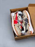 zapatilla central saint martins Future Rider Beige rojo caja