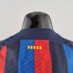 Camiseta Barcelona Primera Equipación 2022-2023 Versión jugador cuello posterior