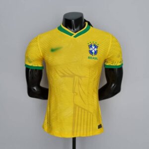 Camiseta Brasil Mundial Qatar 2022 Versión jugador frontal