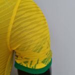 Camiseta Brasil Mundial Qatar 2022 Versión jugador hombro