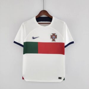 Camiseta Portugal Mundial Qatar 2022 Versión fan frontal