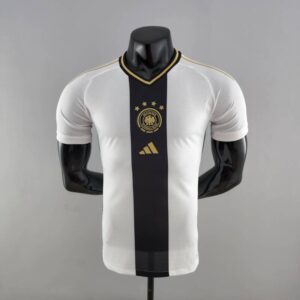 Camiseta de la Selección de Alemania Blanco y Negro 2022 Versión Jugador