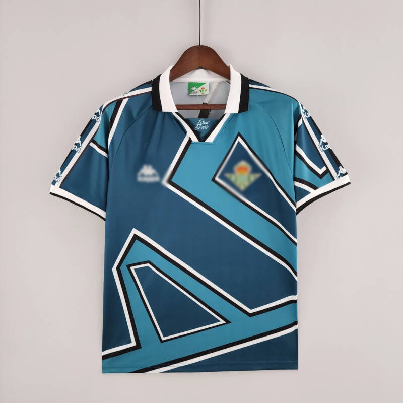 Camiseta del Real Betis retro segunda equipación temporada 1995-1997 - frontal Camiseta del Real Betis retro segunda equipación temporada 1995-1997 - frontal