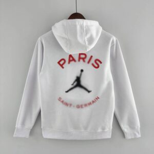 DORSAL Sudadera con Capucha Blanca PSG 2022