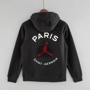 DORSAL Sudadera con Capucha Negra PSG 2022