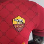ESCUDO Camiseta AS Roma Primera Equipación 2022-2023 Versión Jugador
