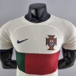 PECHO Camiseta de la Selección de Portugal Segunda Equipación 2022 Versión Jugador