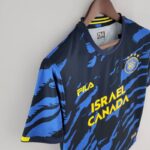 Camiseta Maccabi Tel Aviv segunda equipación 2022 - 2023 versión fan lateral