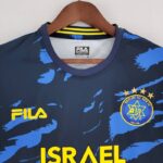 Camiseta Maccabi Tel Aviv segunda equipación 2022 - 2023 versión fan pecho